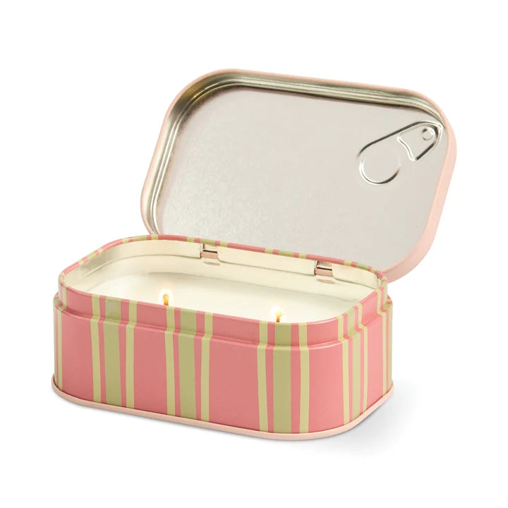 Bistro Martini Tin Candle in Lemon & Violet