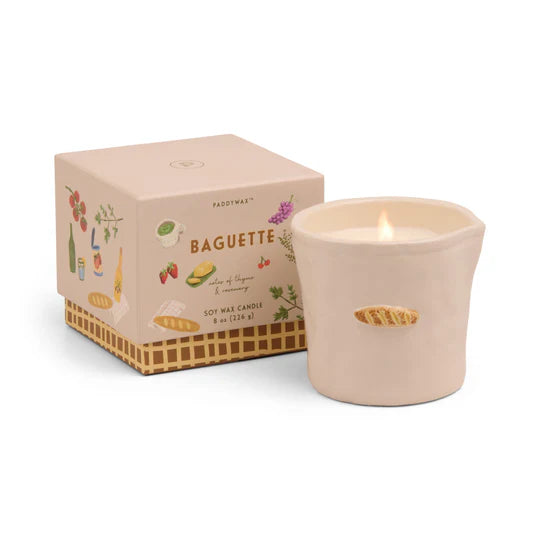 Bistro Baguette Ceramic Candle Rosemary Thyme