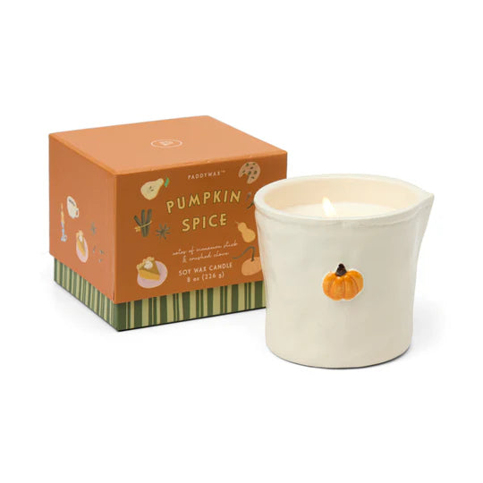 Bistro Pumpkin Ceramic Candle Pumpkin Spice
