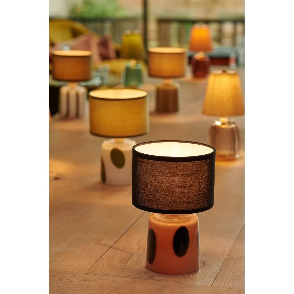 Pixie Black Polka Dot Table Lamp