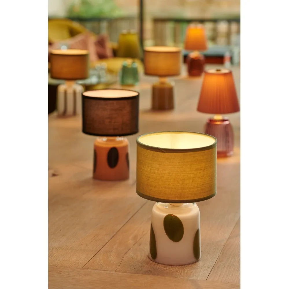 Pixie Green Polka Dot Table Lamp