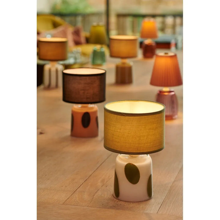 Pixie Green Polka Dot Table Lamp