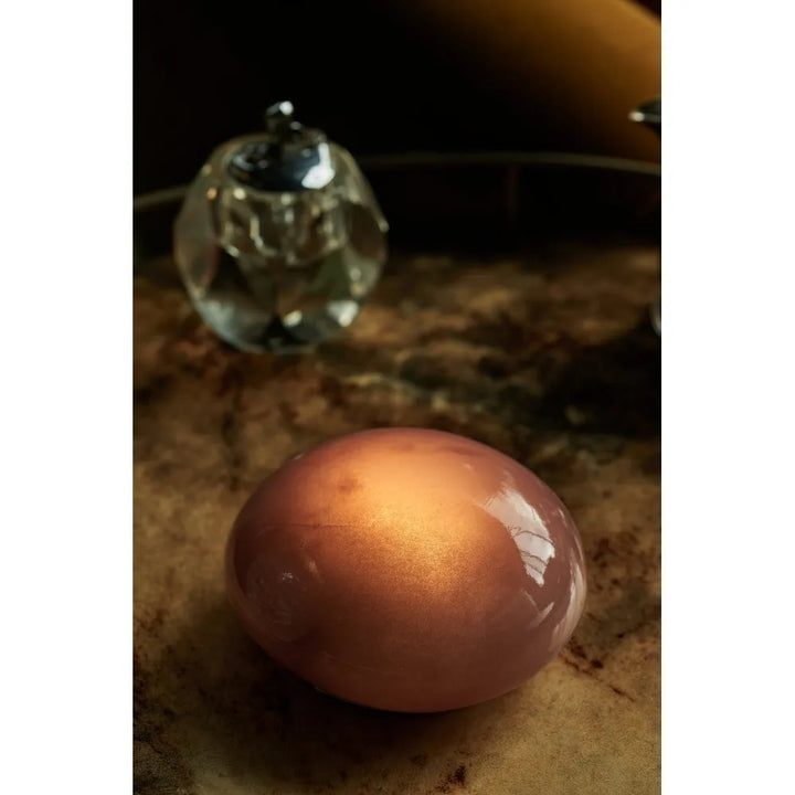 Rokka LED Pebble Lamp in Amber
