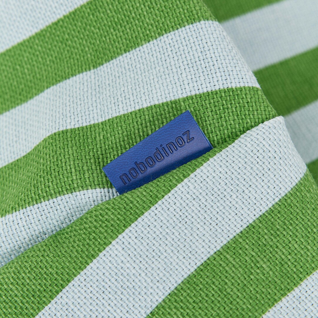 Bliss Kids Long Beanbag Green Blue Stripes