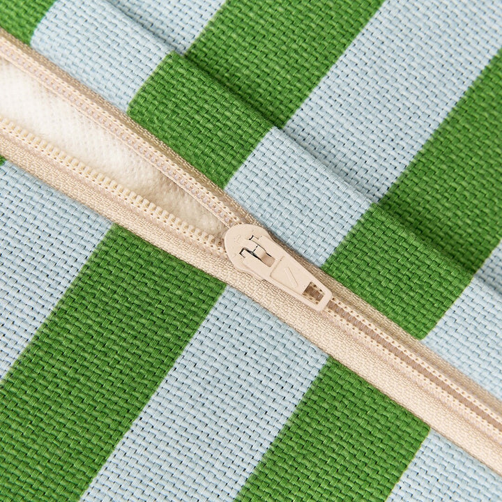 Bliss Kids Long Beanbag Green Blue Stripes