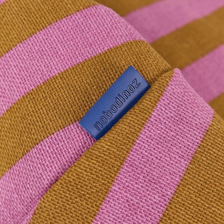 Bliss Kids Long Beanbag Pink Curry Stripes