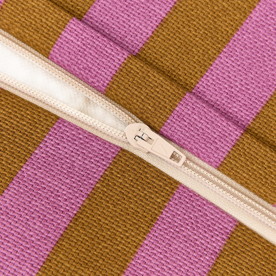 Bliss Kids Long Beanbag Pink Curry Stripes