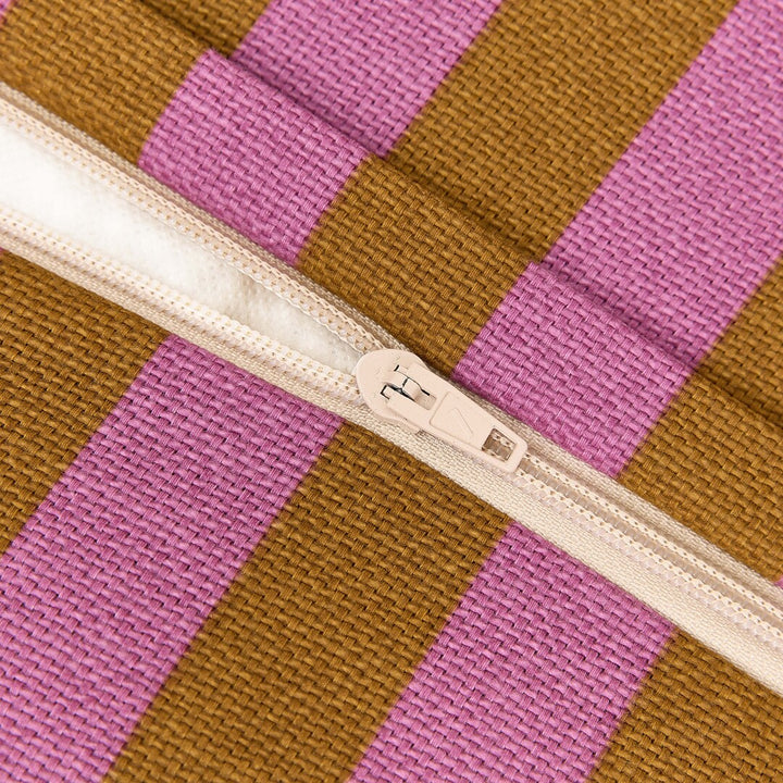 Bliss Kids Long Beanbag Pink Curry Stripes