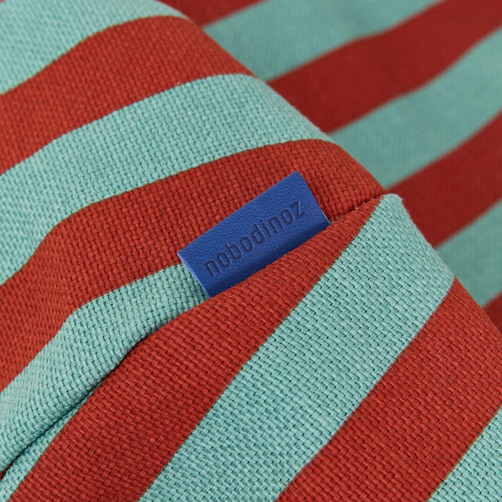 Bliss Kids Long Beanbag Red Teal Green Stripes