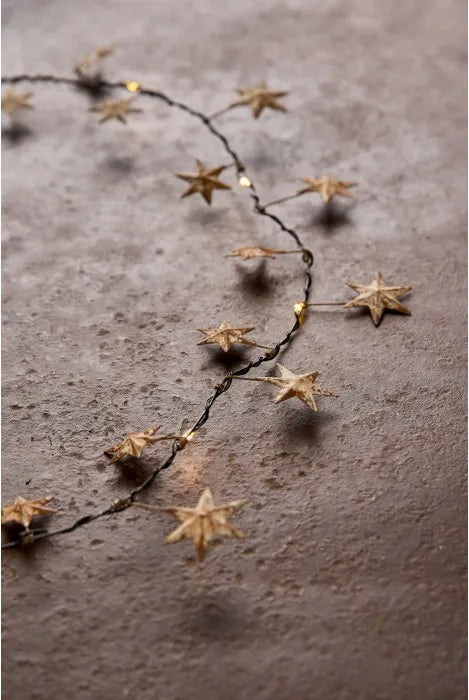 Antique Star LED Garland