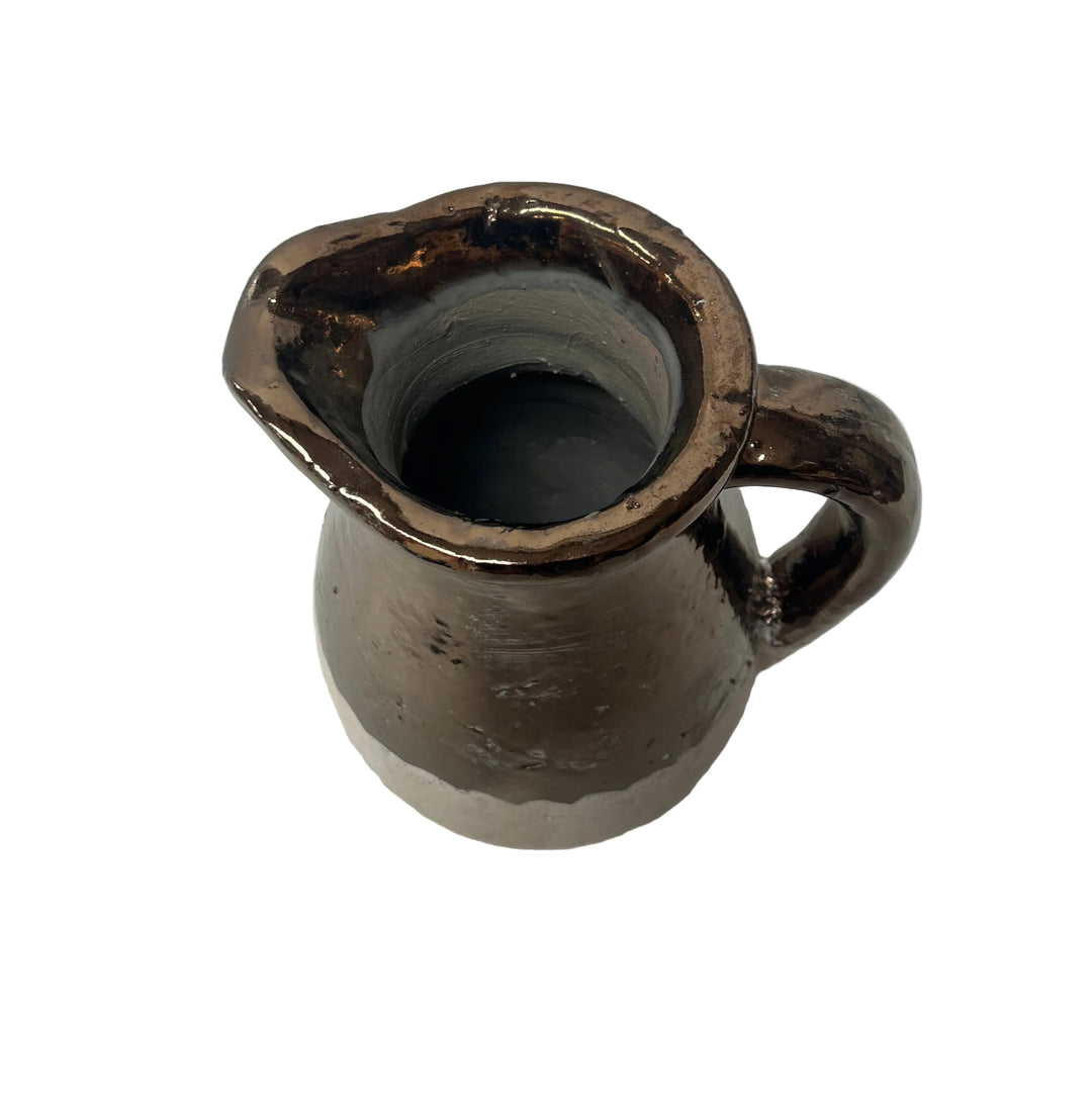 Medium Pitcher Rustic Bronze