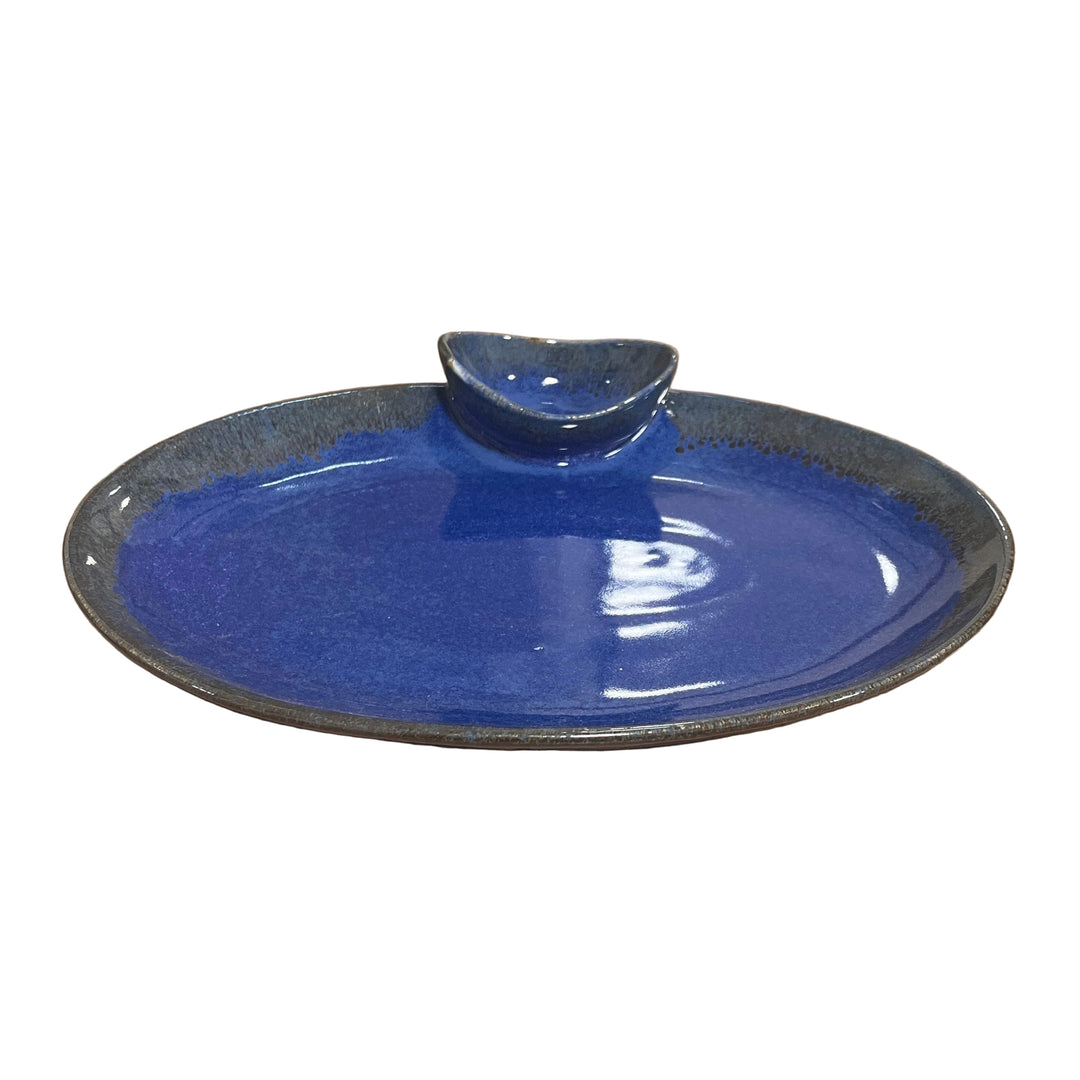 Large Dipping Platter with Dip bowl