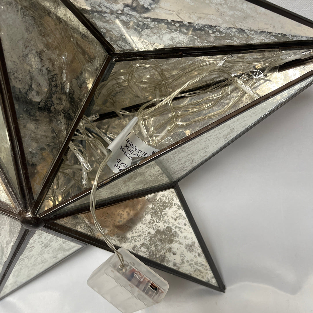 Large Glass Hanging Star Light