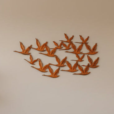 Large Metal Wall Art Swans