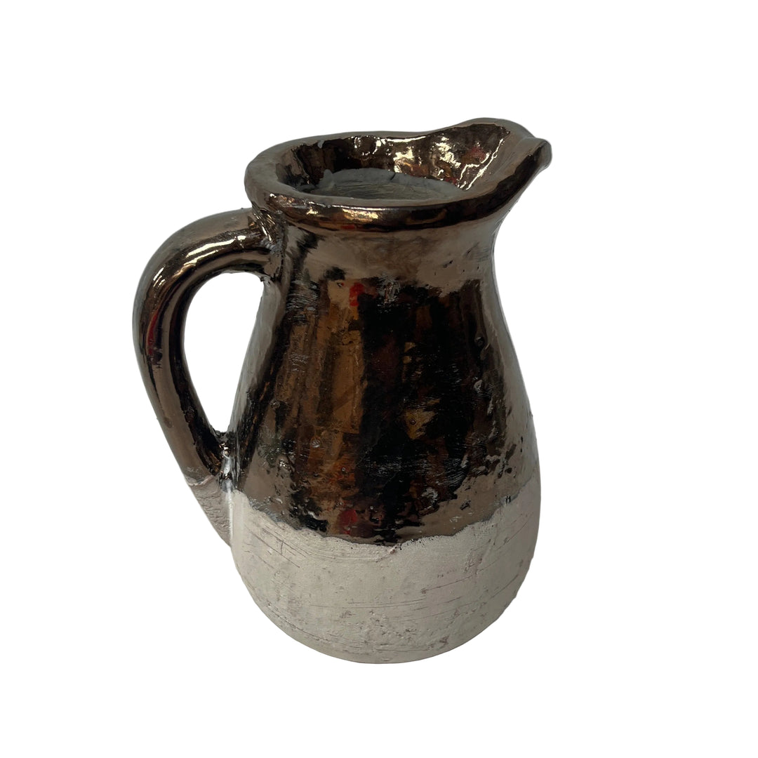 Medium Pitcher Rustic Bronze