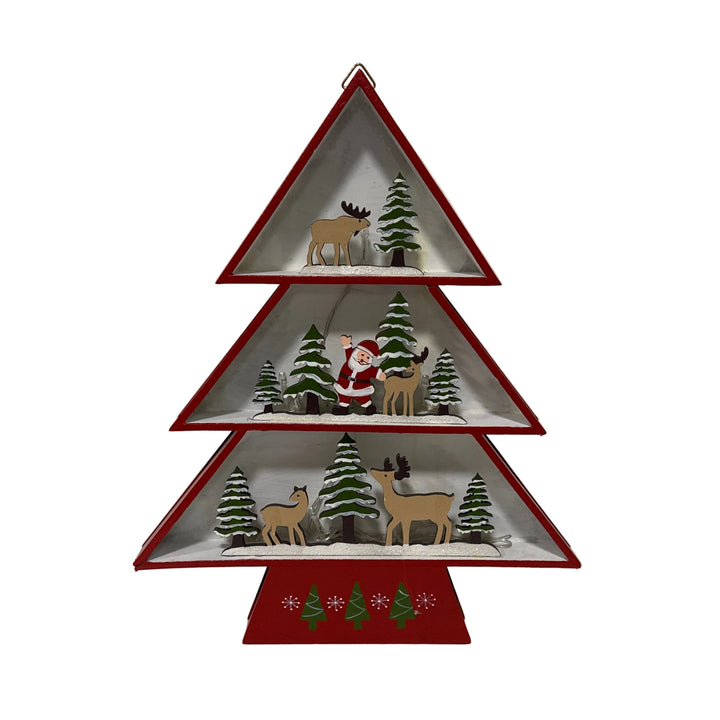 Large Red LED Christmas Tree
