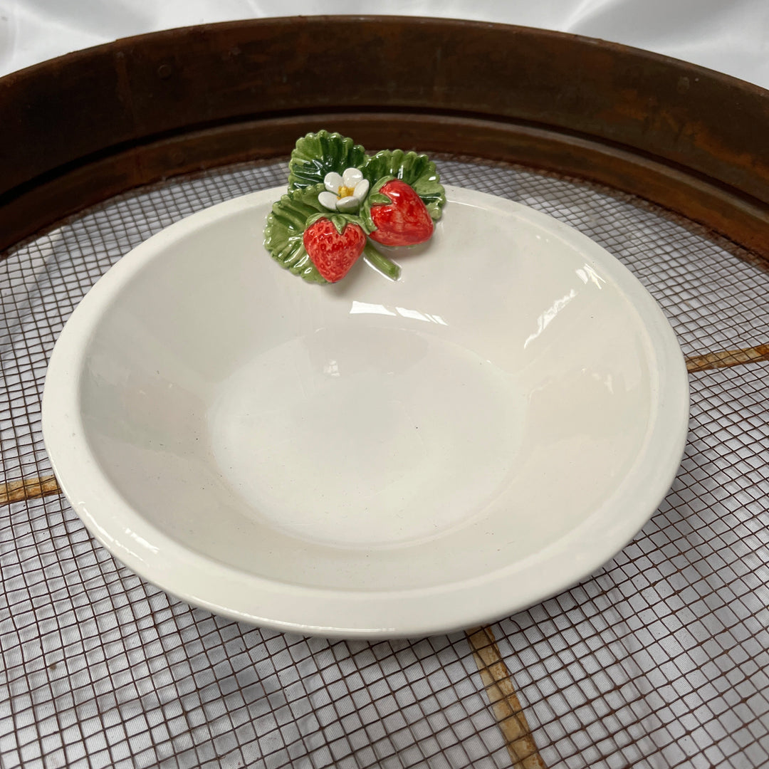 Strawberry Italian Serving Bowl