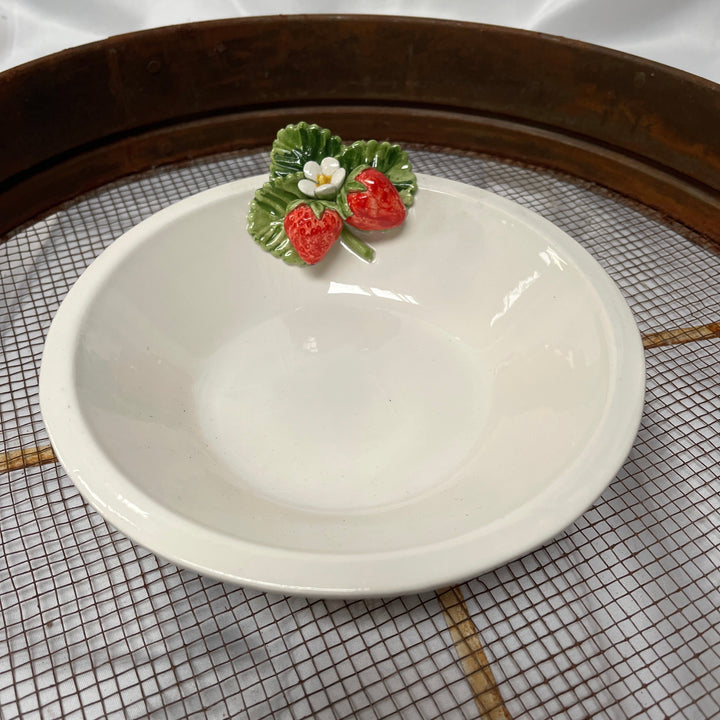 Strawberry Italian Serving Bowl