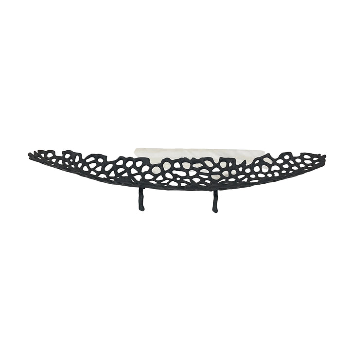 Large Oval Holed Dish Metal