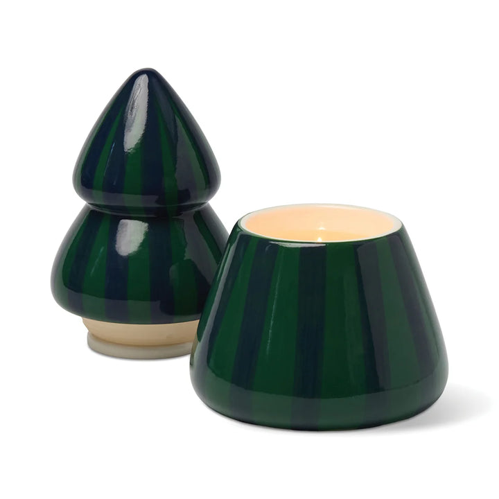 Cabana Christmas Ceramic Tree Candle Balsam Fir