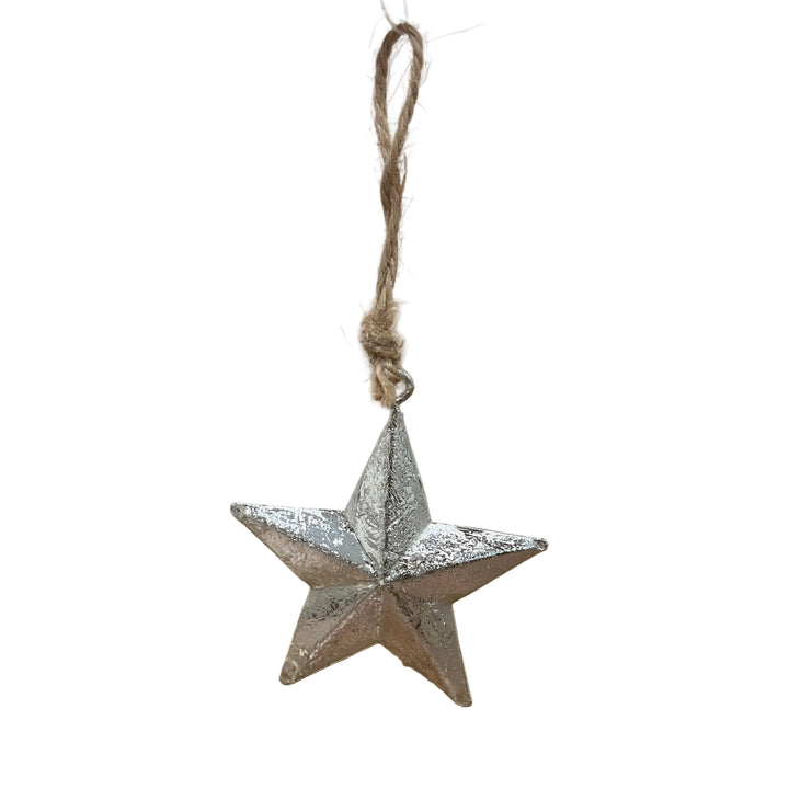 Set of 6 Metal Star Hangers