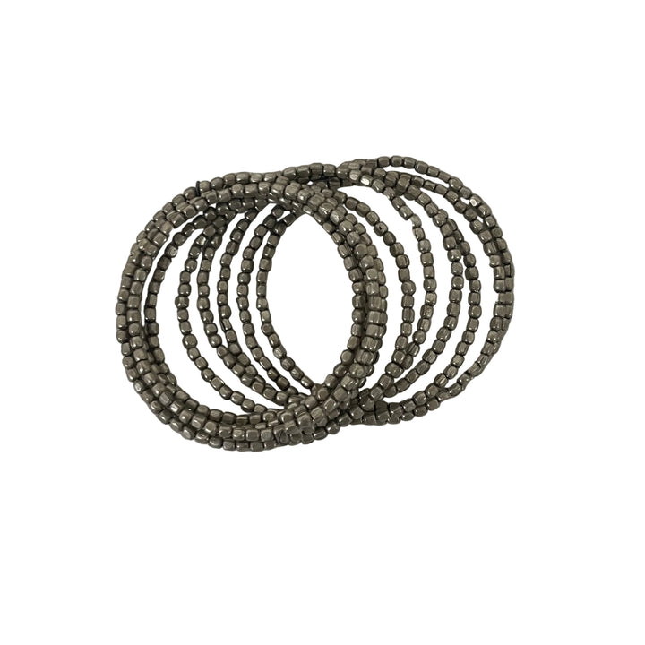 Handmade Metal Layering Bracelet Silver