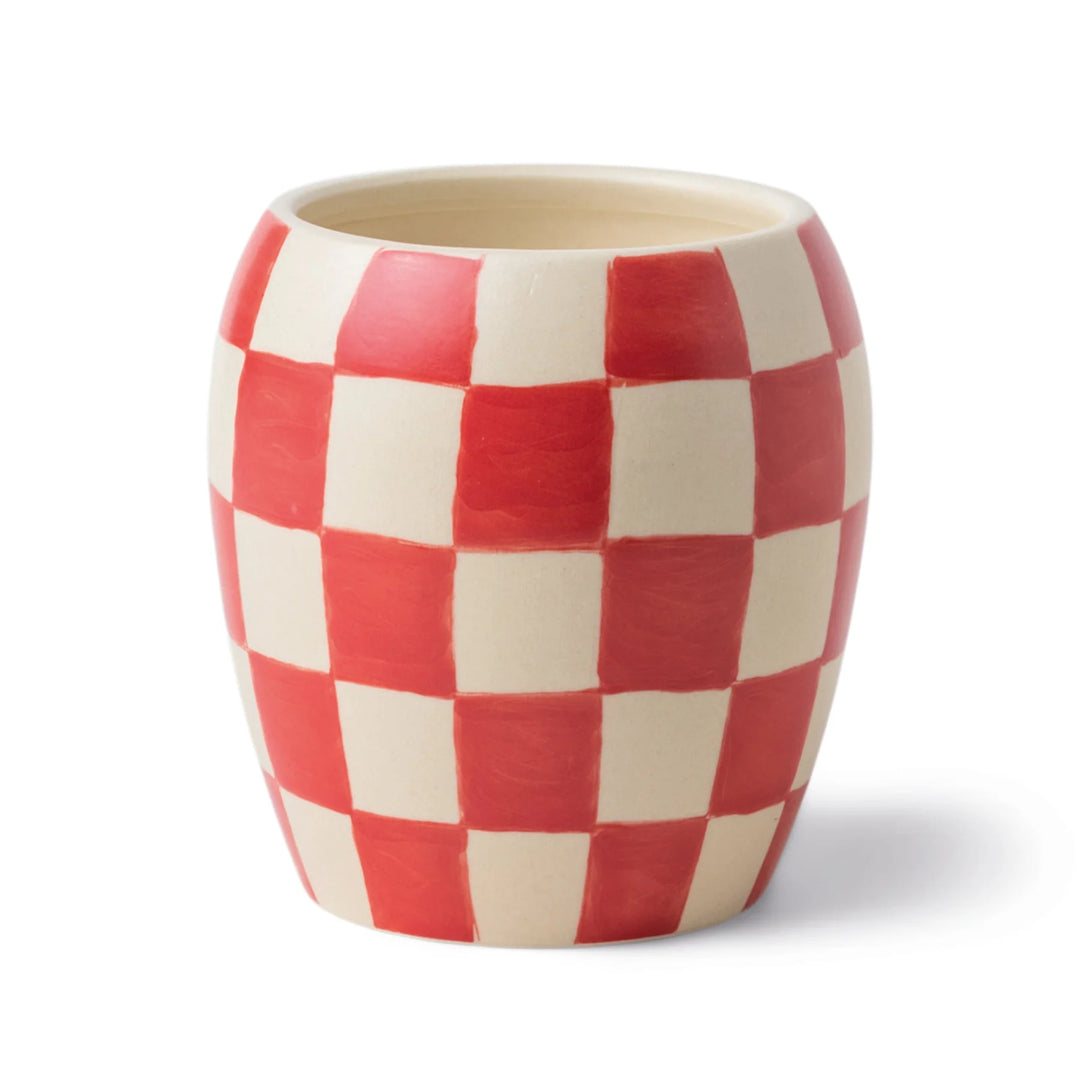 Checkmate Porcelain Candle Rose & Santal