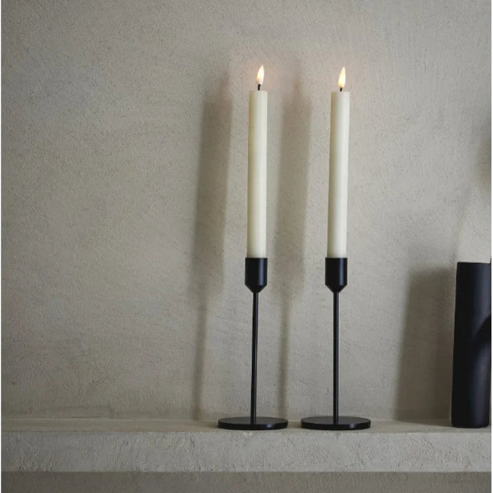 LED Chandelier Candles in White | set of 2