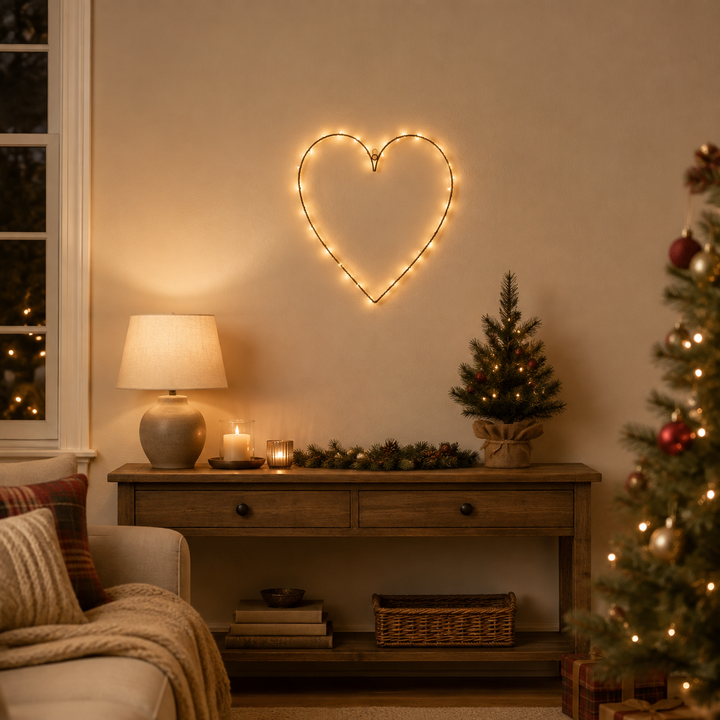 Starry Lights Large LED Heart