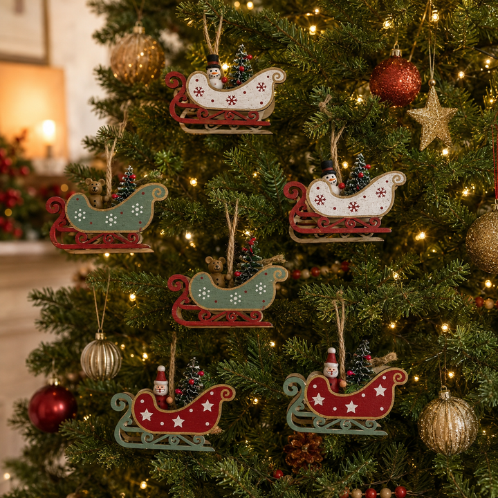 Set of 6 Sledge Hangers