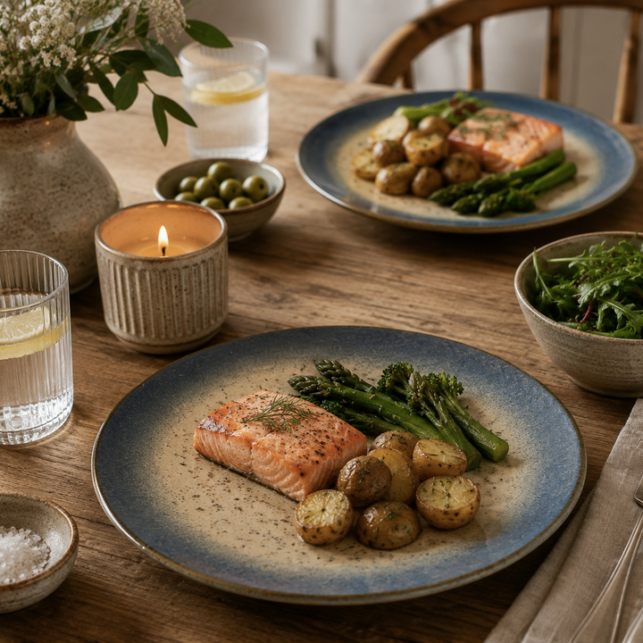 Glazed Dinner Plate Large Outlet