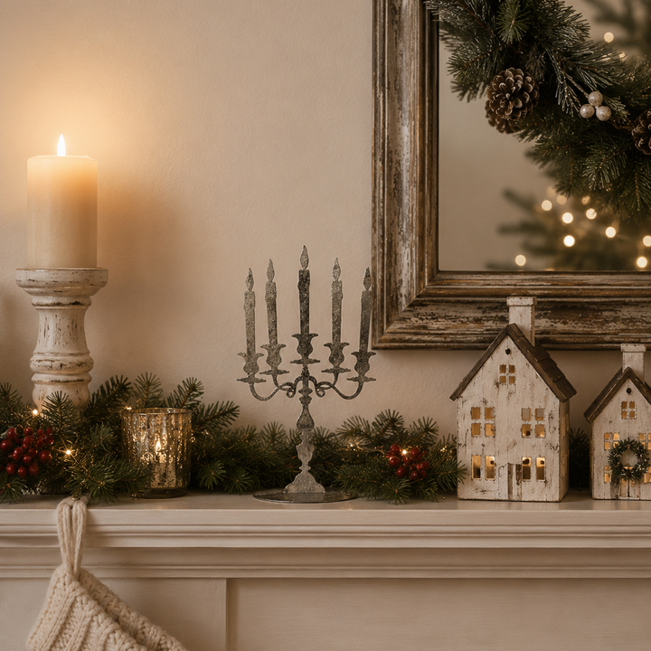 Small Candelabra Silver