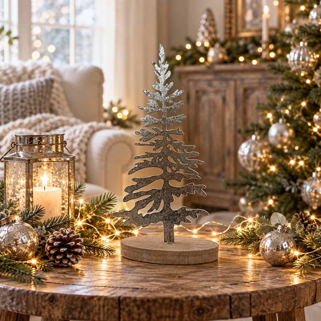 Pine 12” Tree Metal