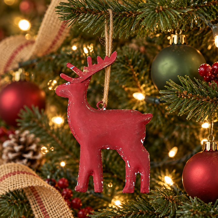 Metal Rustic Deer Hanger