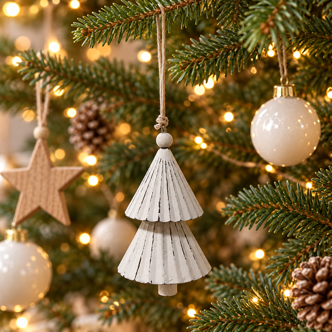 Small Metal & Wood Tree Hanger