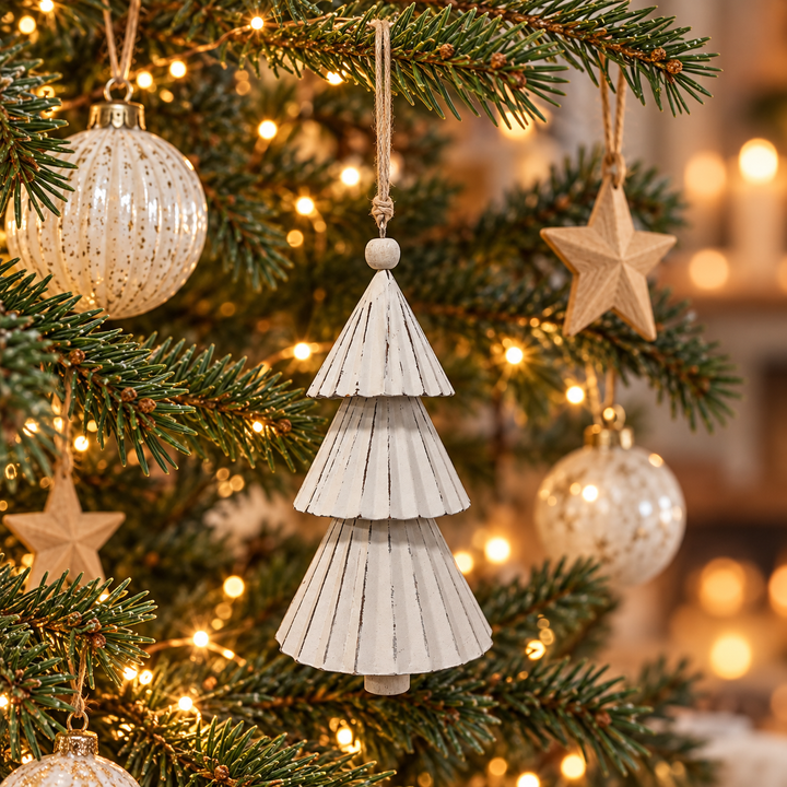 Large Metal & Wood Tree Hanger