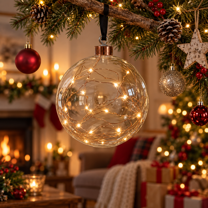 Starry Lights Large LED Bauble