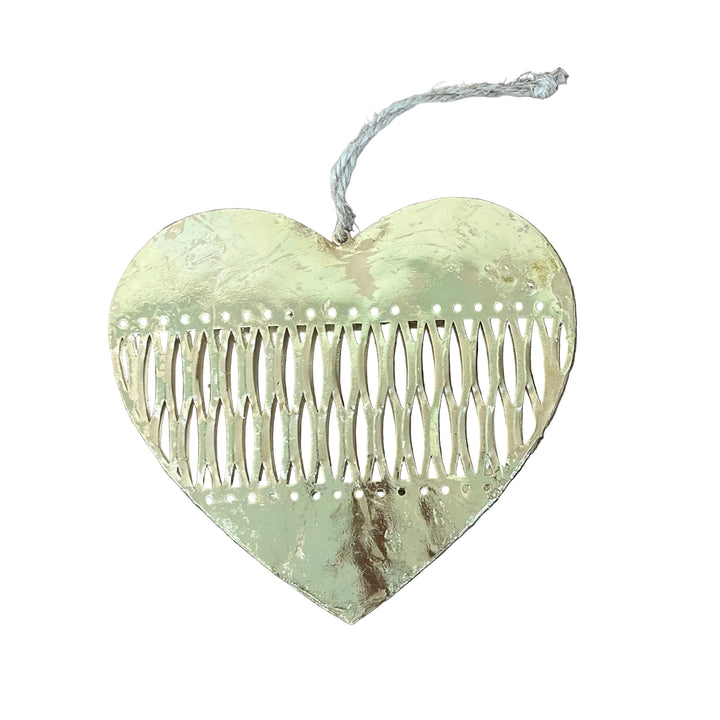 Large Cut Out Heart Hanger Gold Outlet