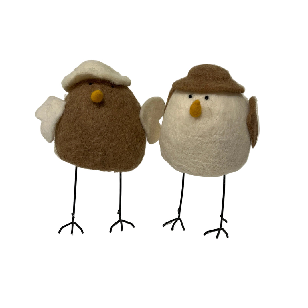 Large Pair of robins