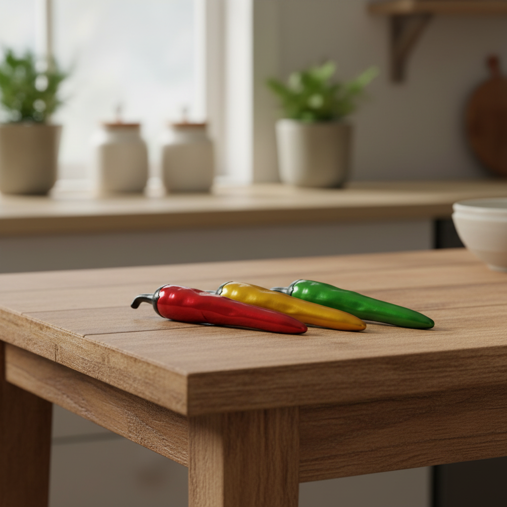 Set of 3 Chilli Peppers