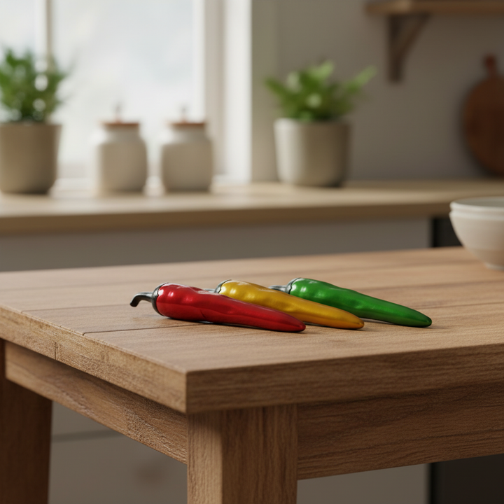 Set of 3 Chilli Peppers