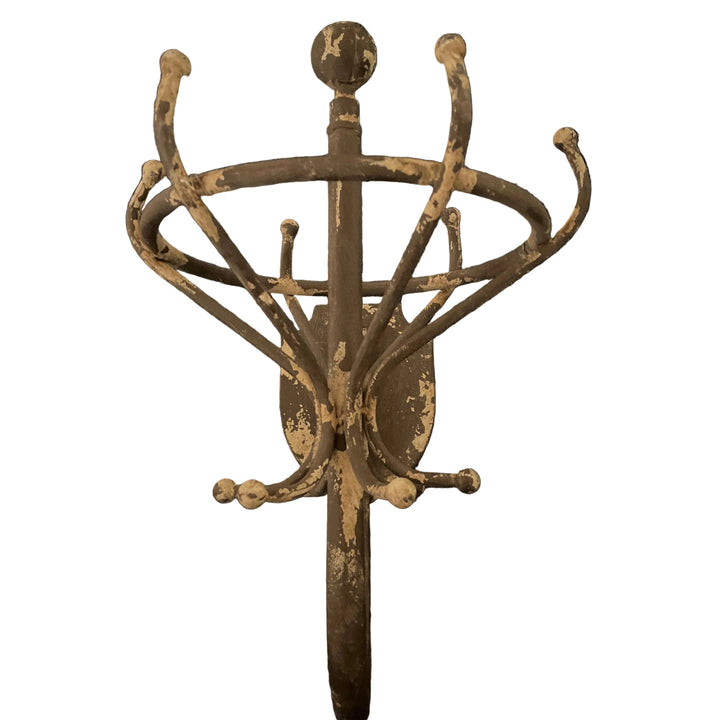 Wall Hanging Rustic Metal Coat Stand