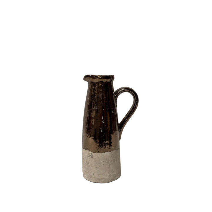 Medium Slim Pitcher in Rustic Bronze