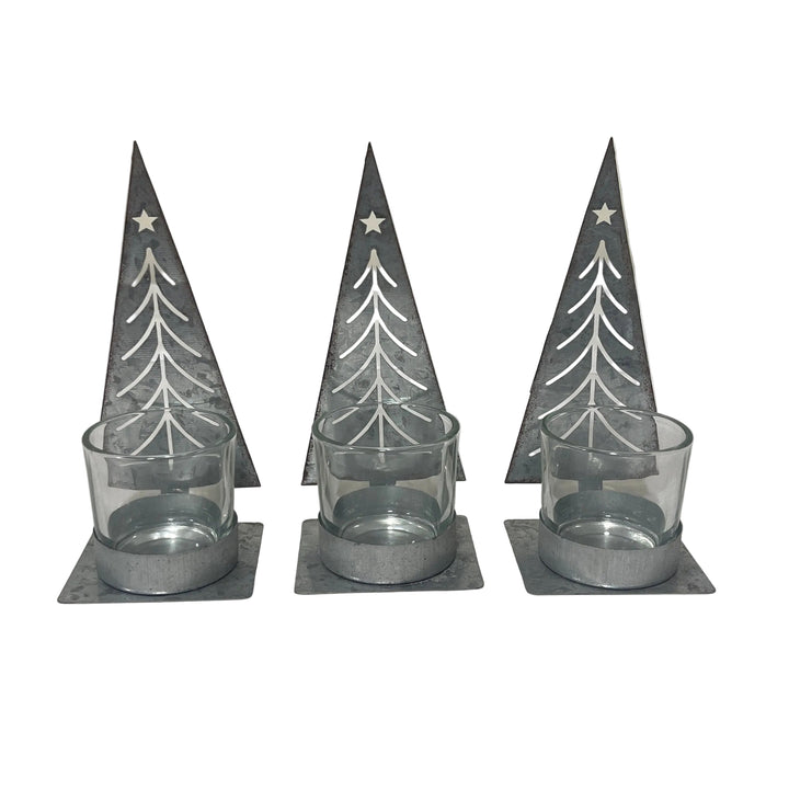 Set of 3 Christmas Tree Tea Lights