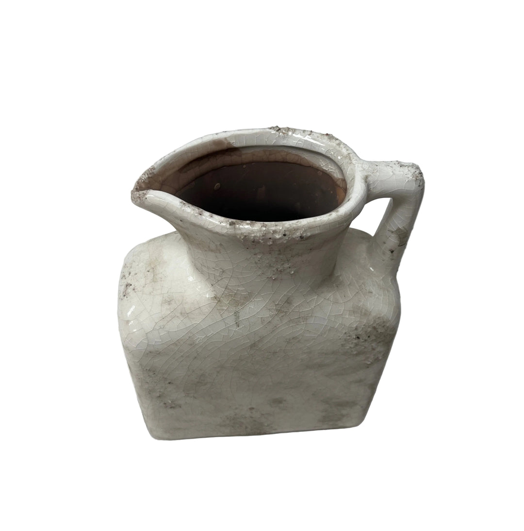 Square Rustic Pitcher Garden Decor
