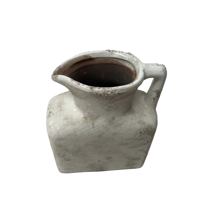 Square Rustic Pitcher Garden Decor