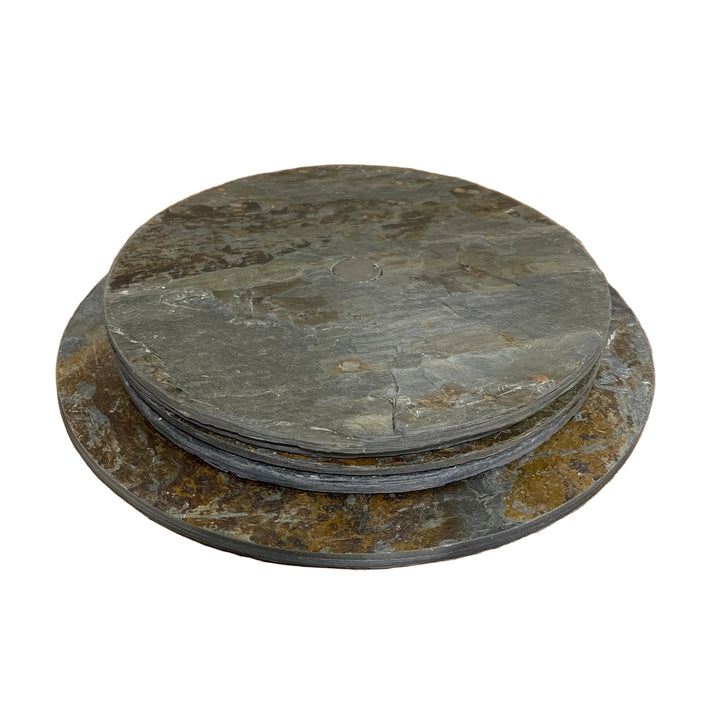Set of 4 Slate Placemats on Stand
