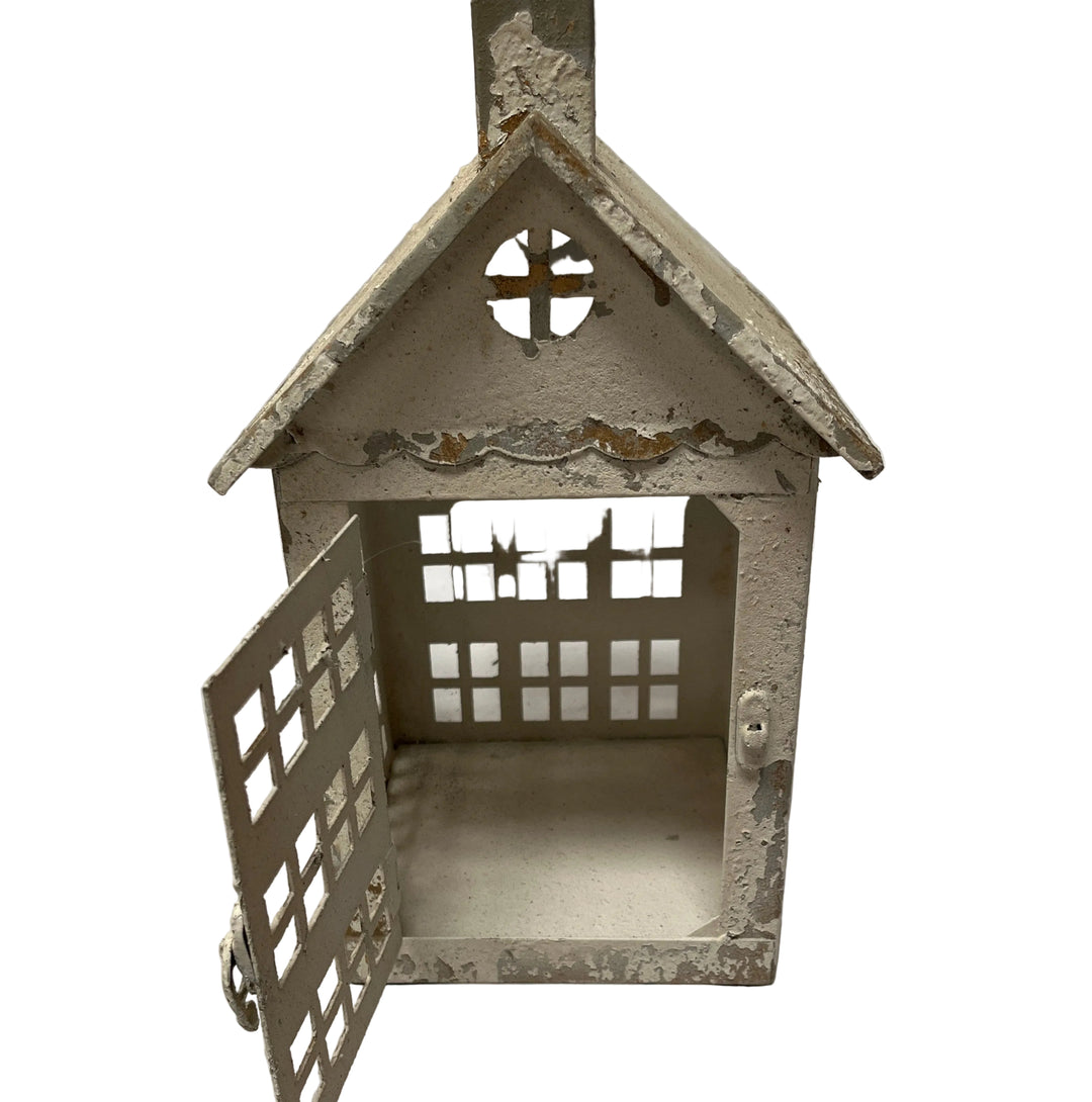 Large Rustic Metal House Lantern