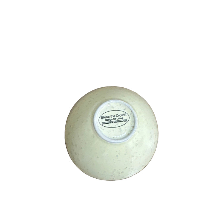 Mini Serving Bowl in Ivory and Blue