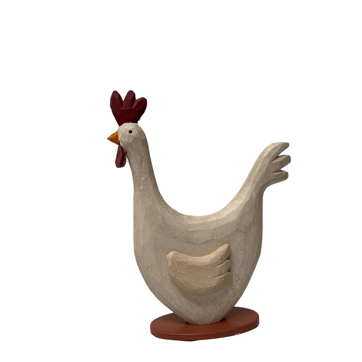 Large Wooden Cockerel